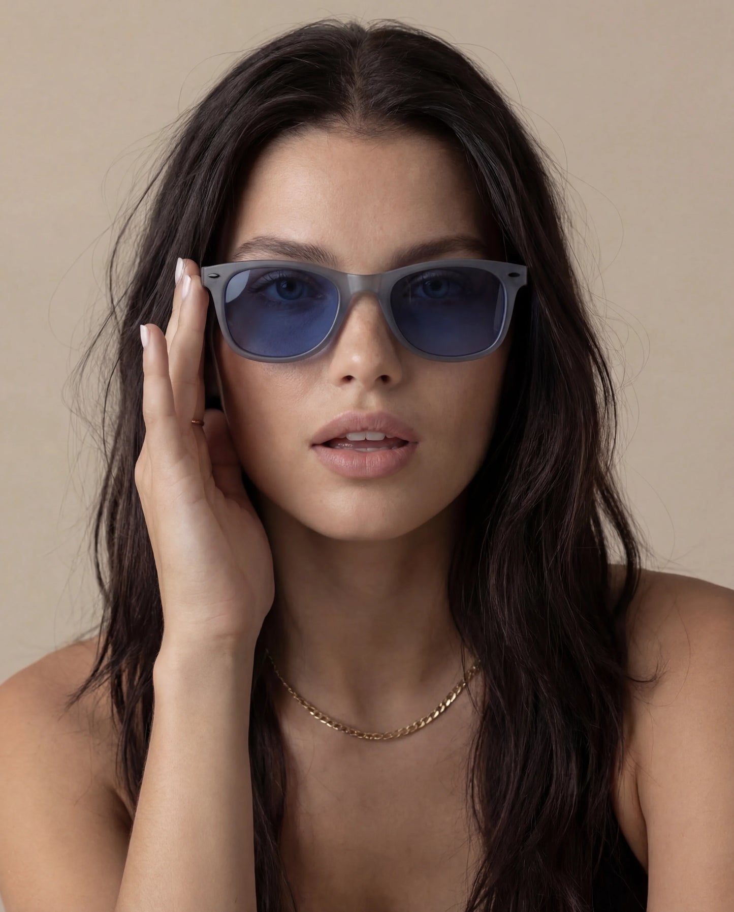 Gray Square Sport Sunglasses - Polarized UV400 for Men & Women